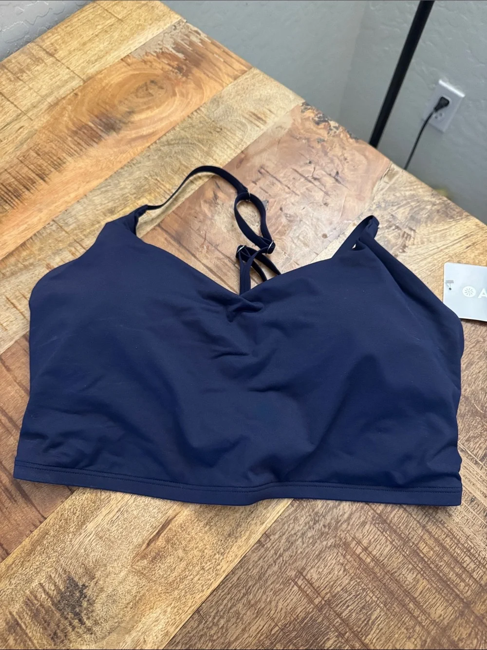 Athleta Navy Multi-Strap Swim Top - Picture 3 of 6